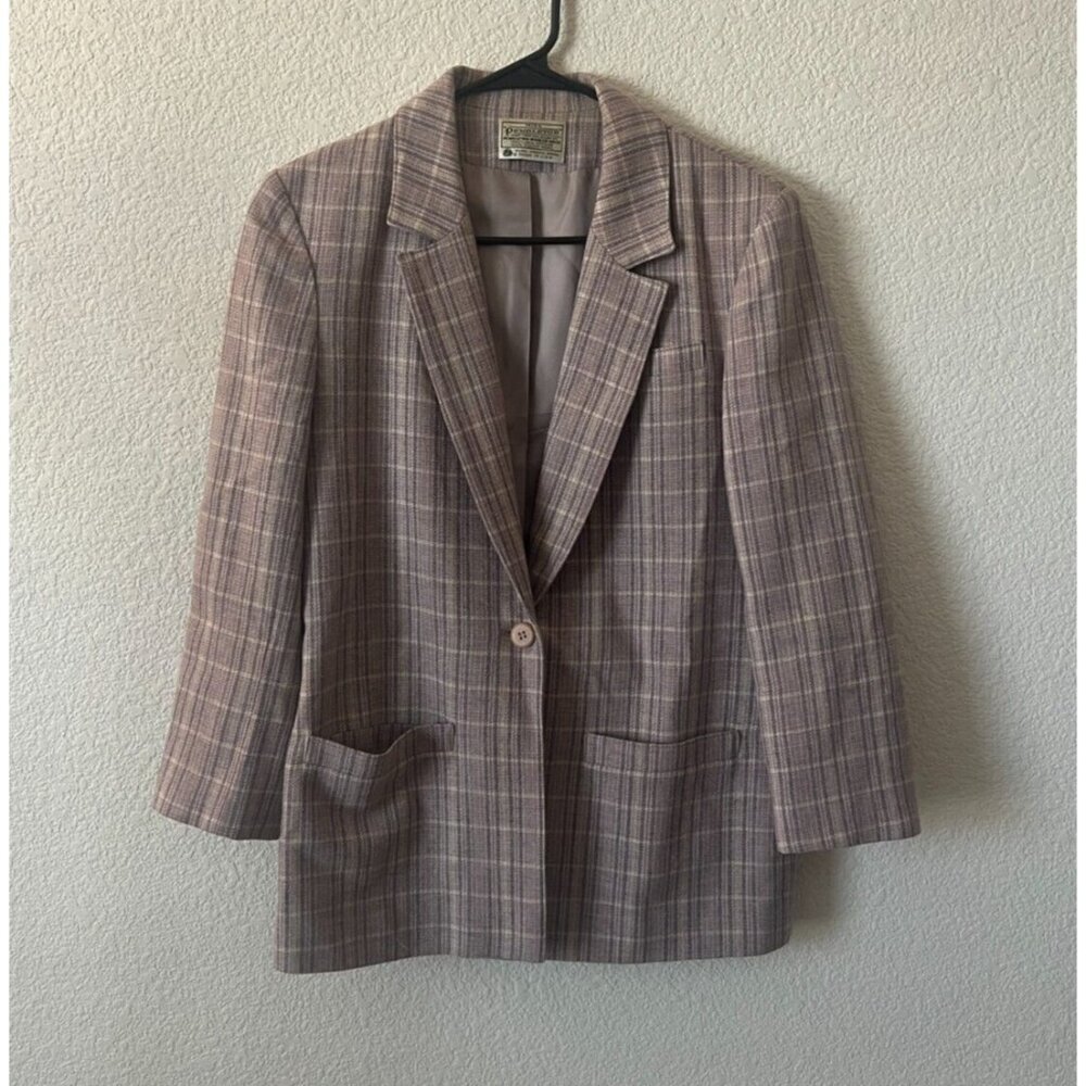 Vintage Miss Pendleton Wool Blazer Size 7/8